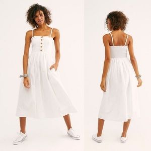 White Free People Long Dress